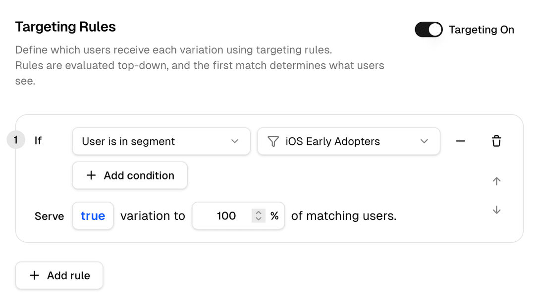 Segment list and editor in Supaship